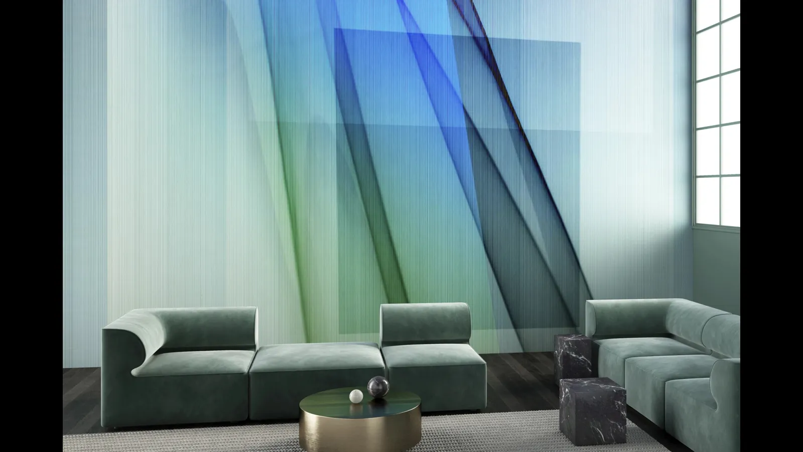 Carta da parati Vitrum di Glamora