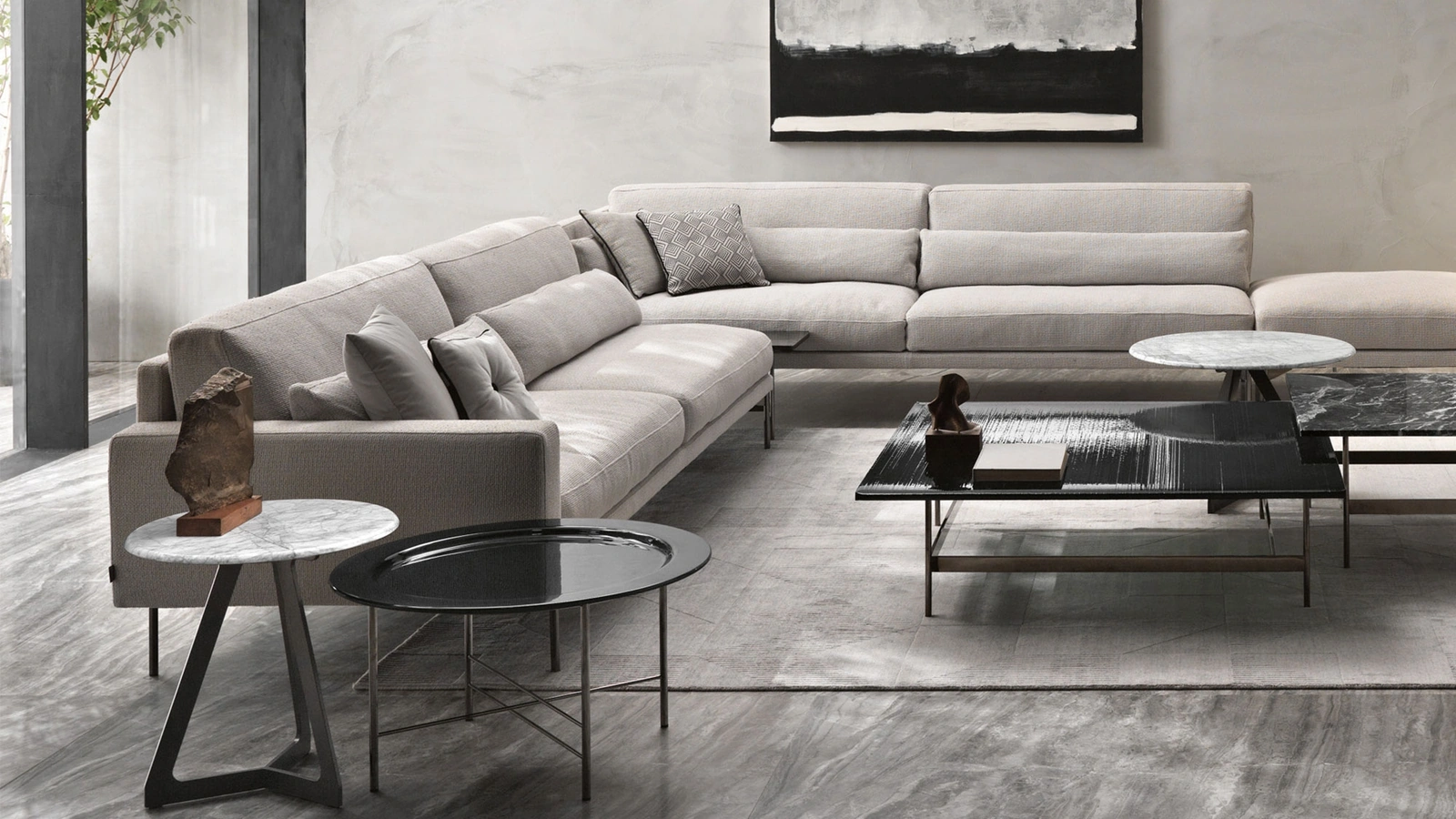 Tavolino tondo En di Fiam