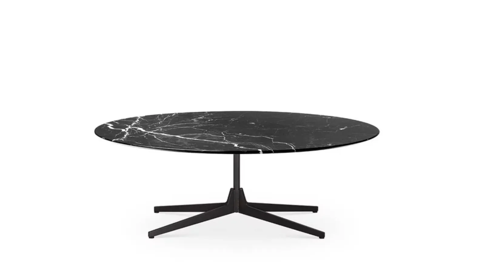 Tavolino Hexa con top in marmo di Saba