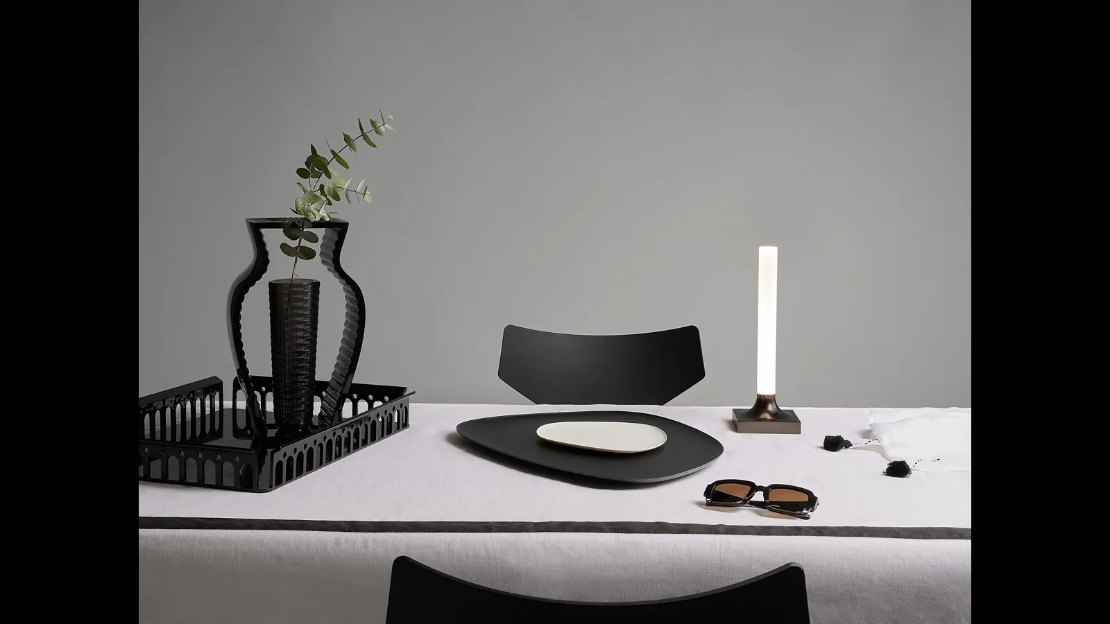 Vaso di design in plexiglas I Shine di Kartell