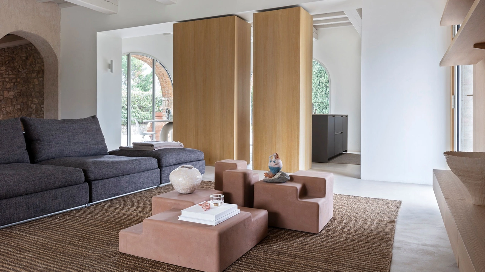 Tavolini in cemento Matrix di Mogg