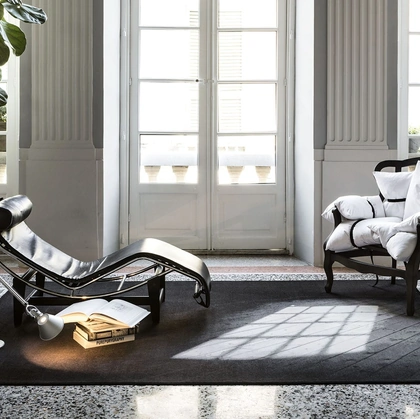 Tappeto con luce riflessa stampata Noon di Mogg