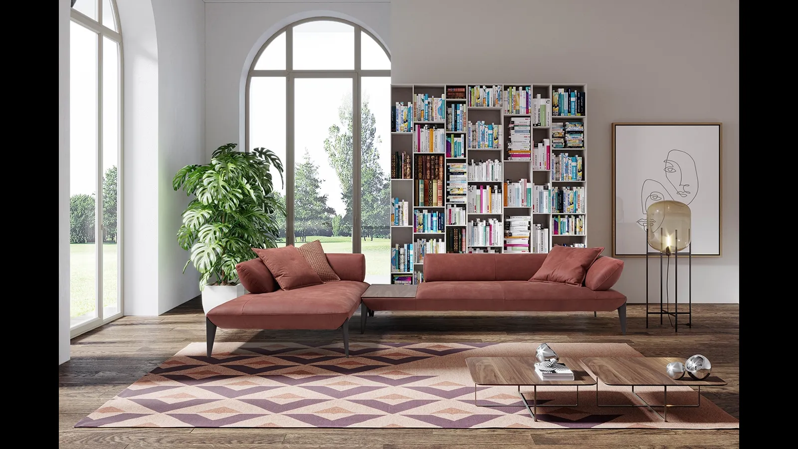 Tappeto Black & White di Egoitaliano