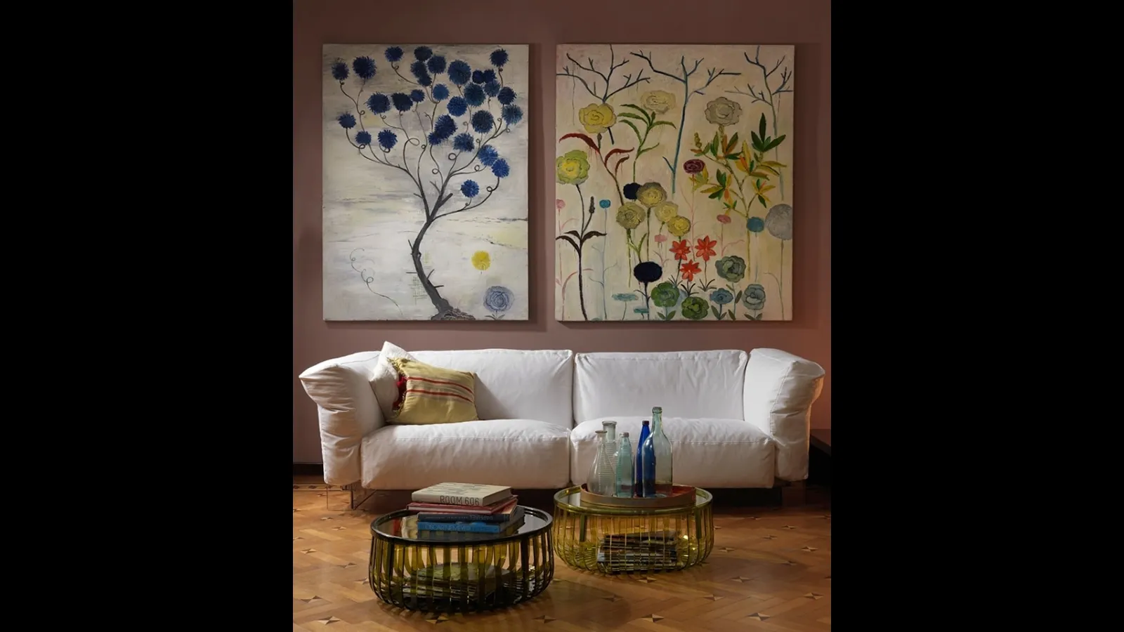 Tavolino contenitore di design in policarbonato Panier di Kartell