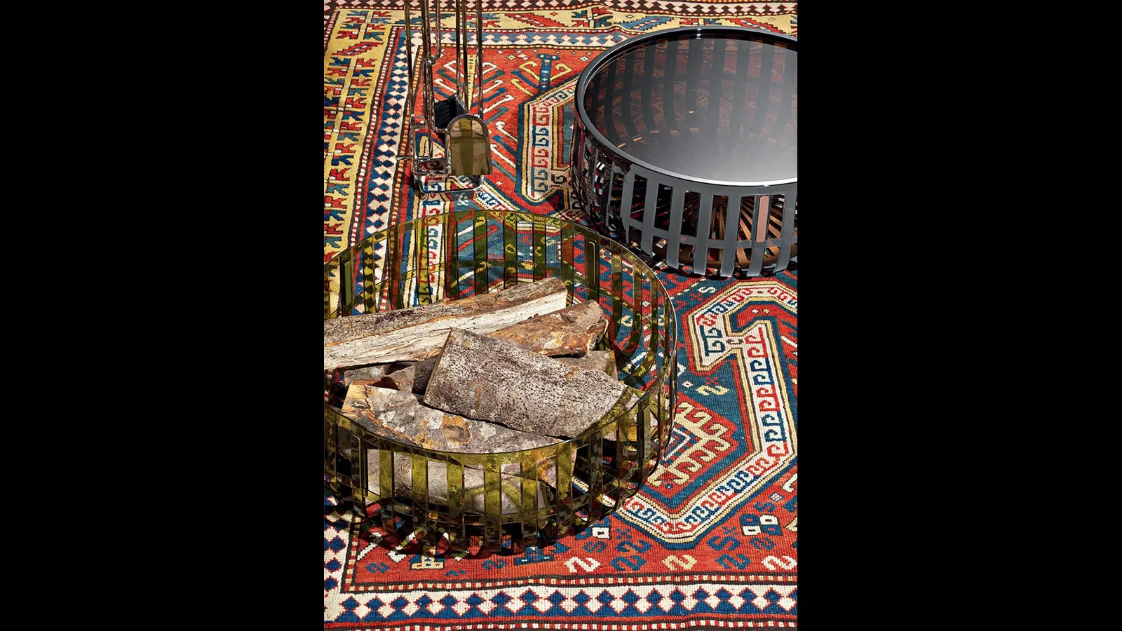 Tavolino contenitore in policarbonato Panier di Kartell