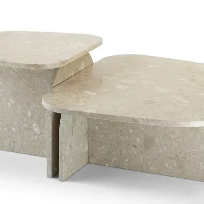 Tavolino in eco stone (marmo e resina) Philia di Saba