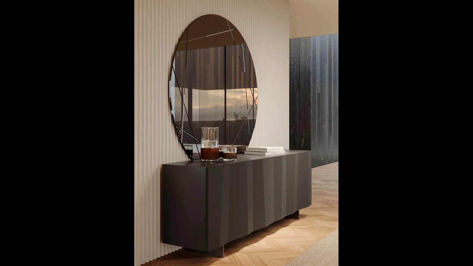 Specchio rotondo Coco di Bontempi