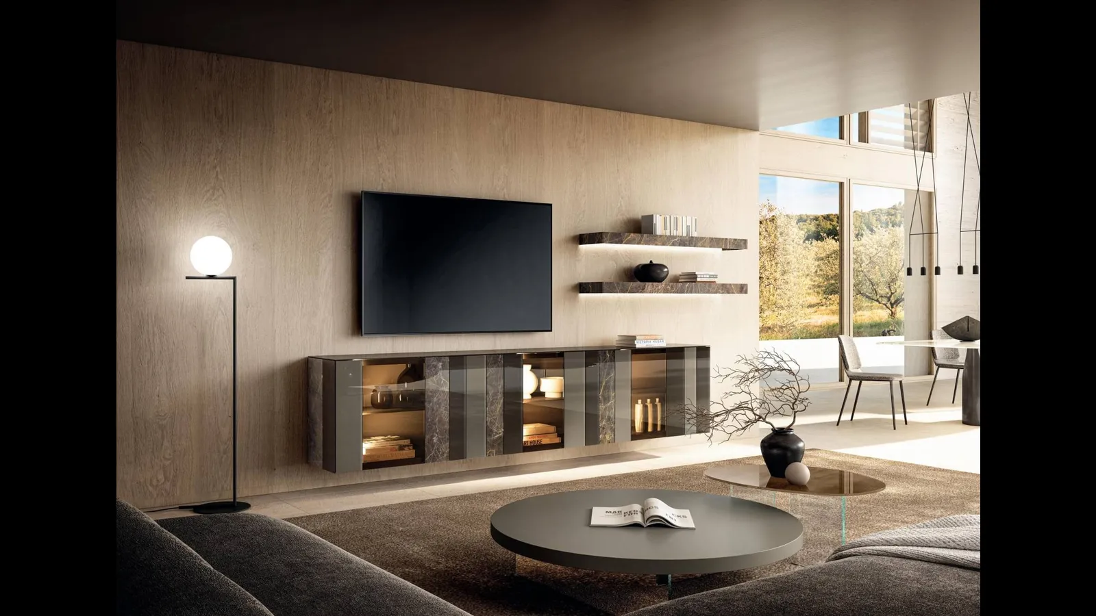 Tavolino Air Rotondo 1965 di Lago