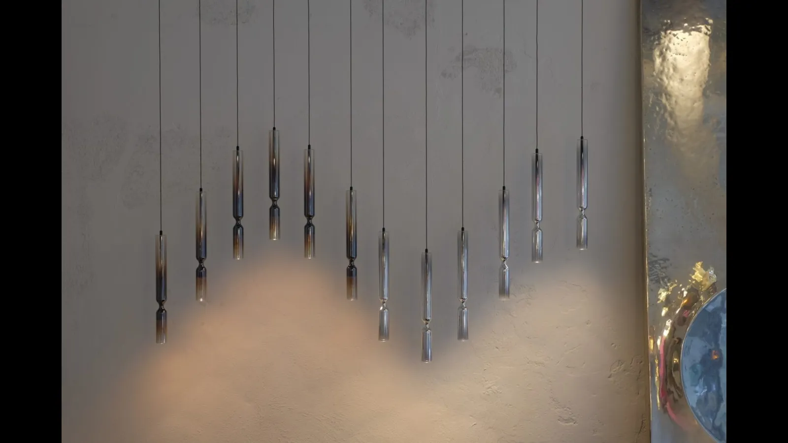 Lampada a sospensione Misty di Pentalight