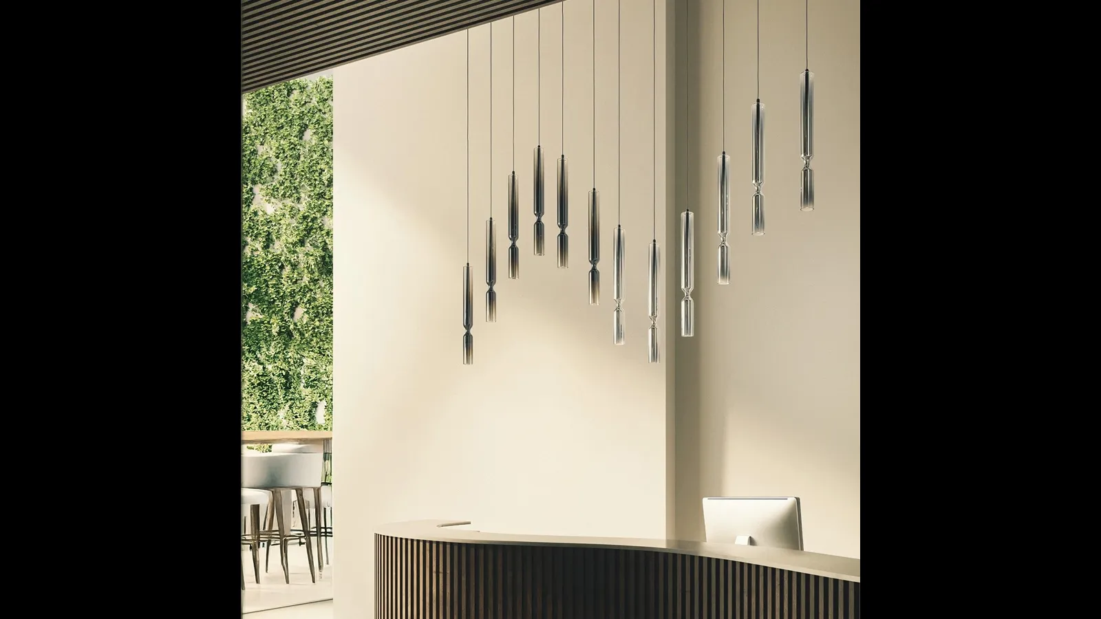 Lampada a sospensione Misty di Pentalight