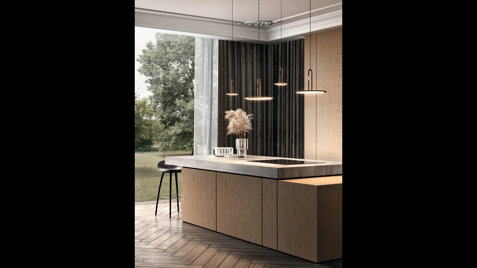 Lampada a sospensione Clip di Pentalight