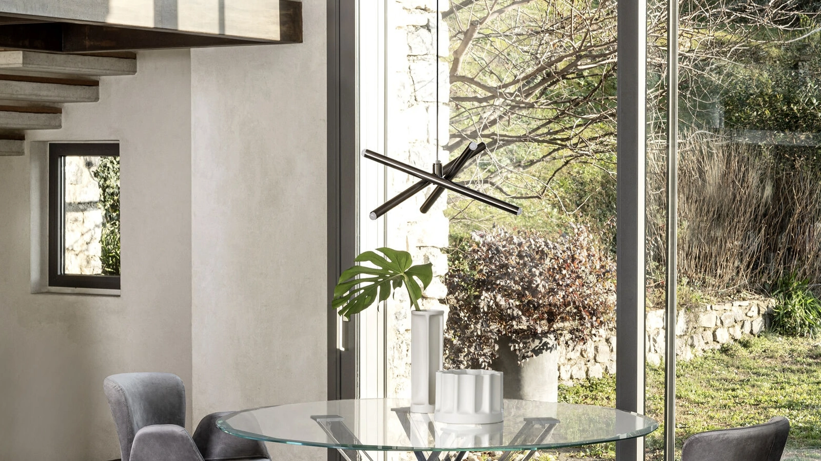 Lampada a sospensione Shangai S di Riflessi