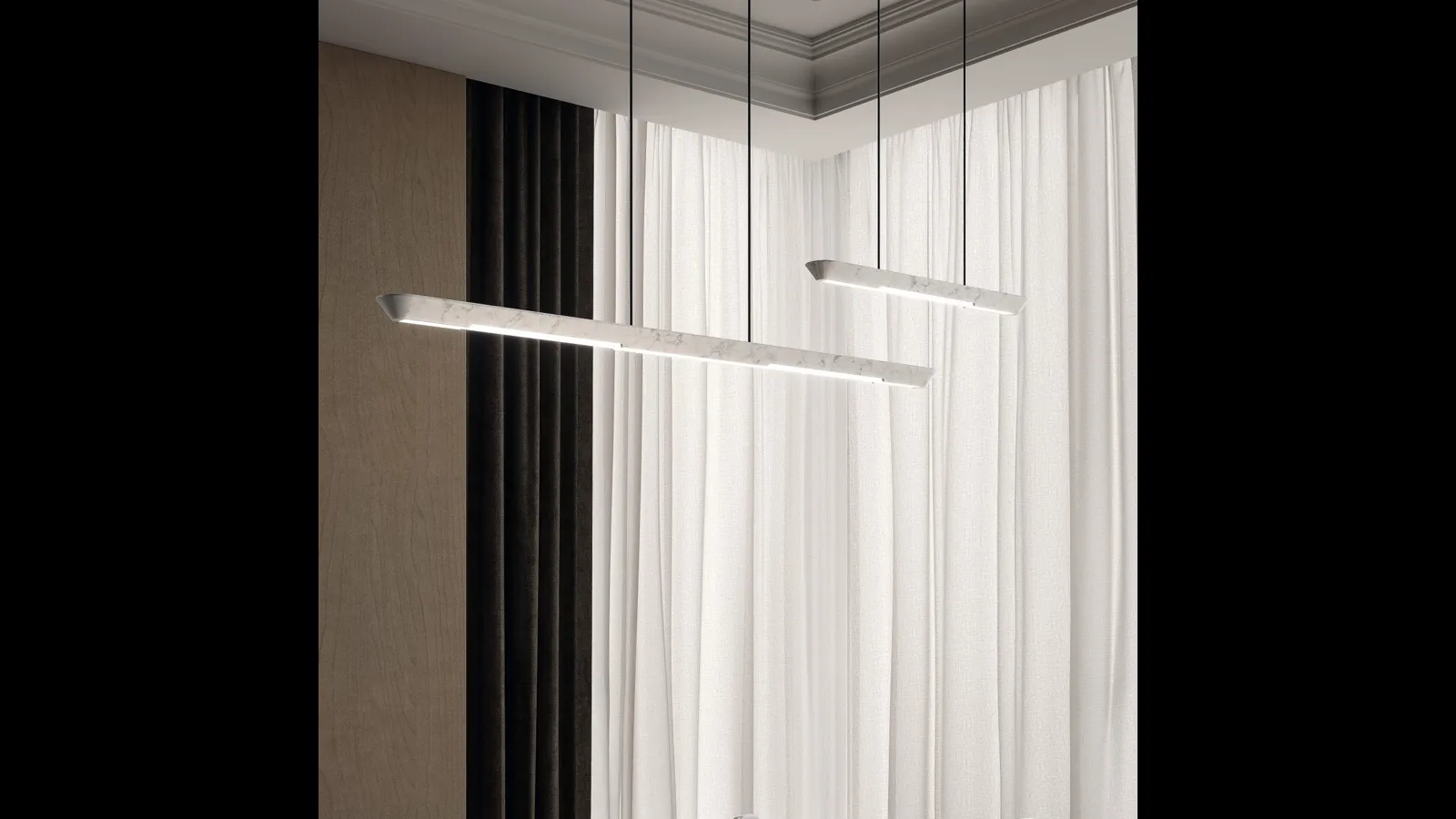 Lampada a sospensione Woody di Pentalight