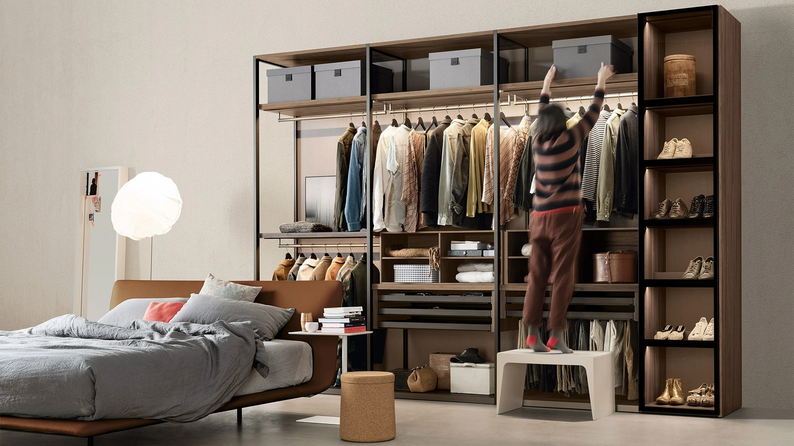 Cabina Armadio Aria Gola di Kristalia