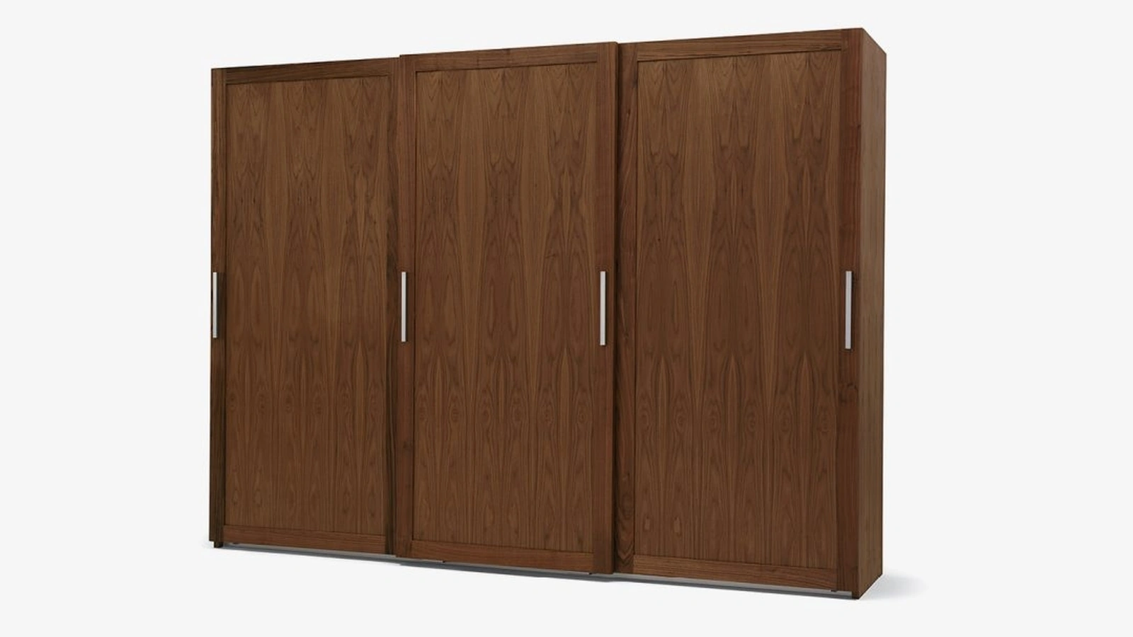 Armadio con ante scorrevoli Hangar in legno massello con maniglie in metallo di Riva1920