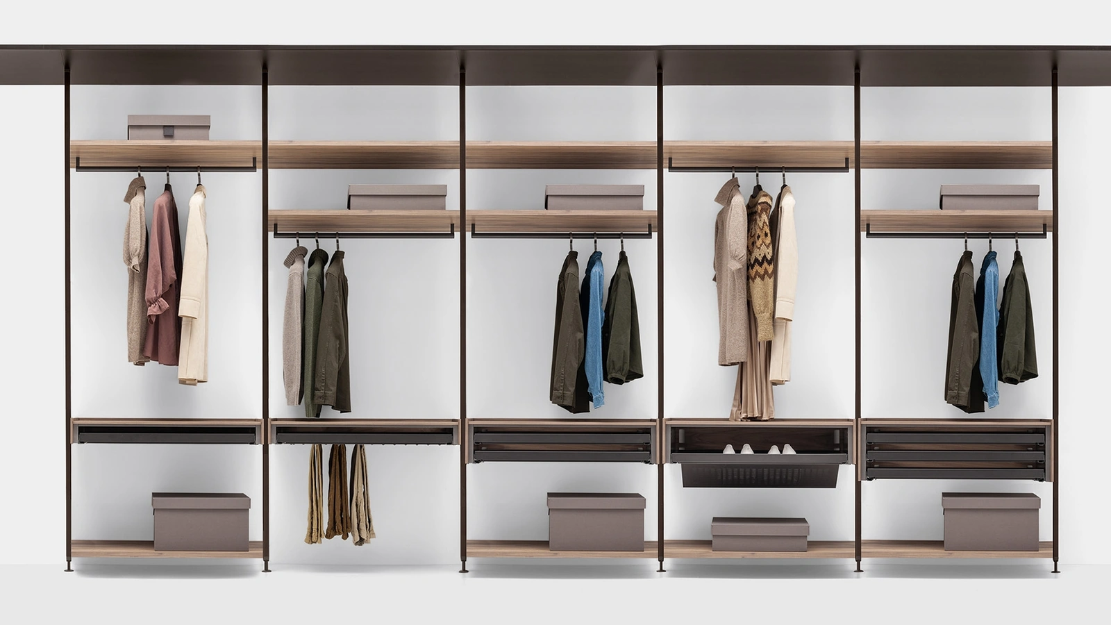 Cabina Armadio Novel di Kristalia