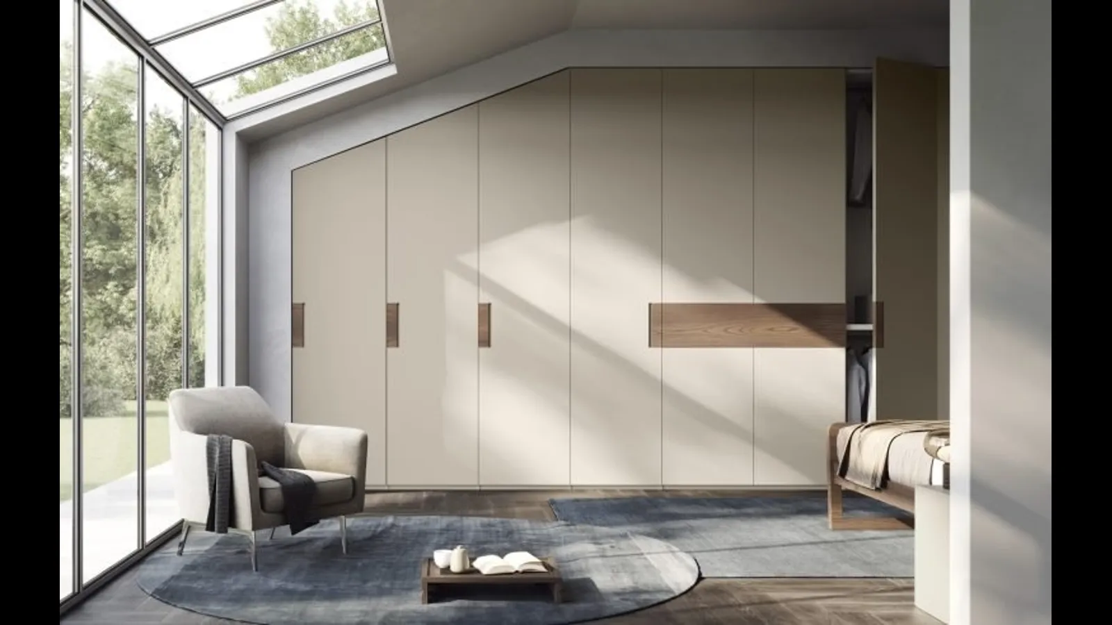 Armadio Segno per mansarde di Fimar