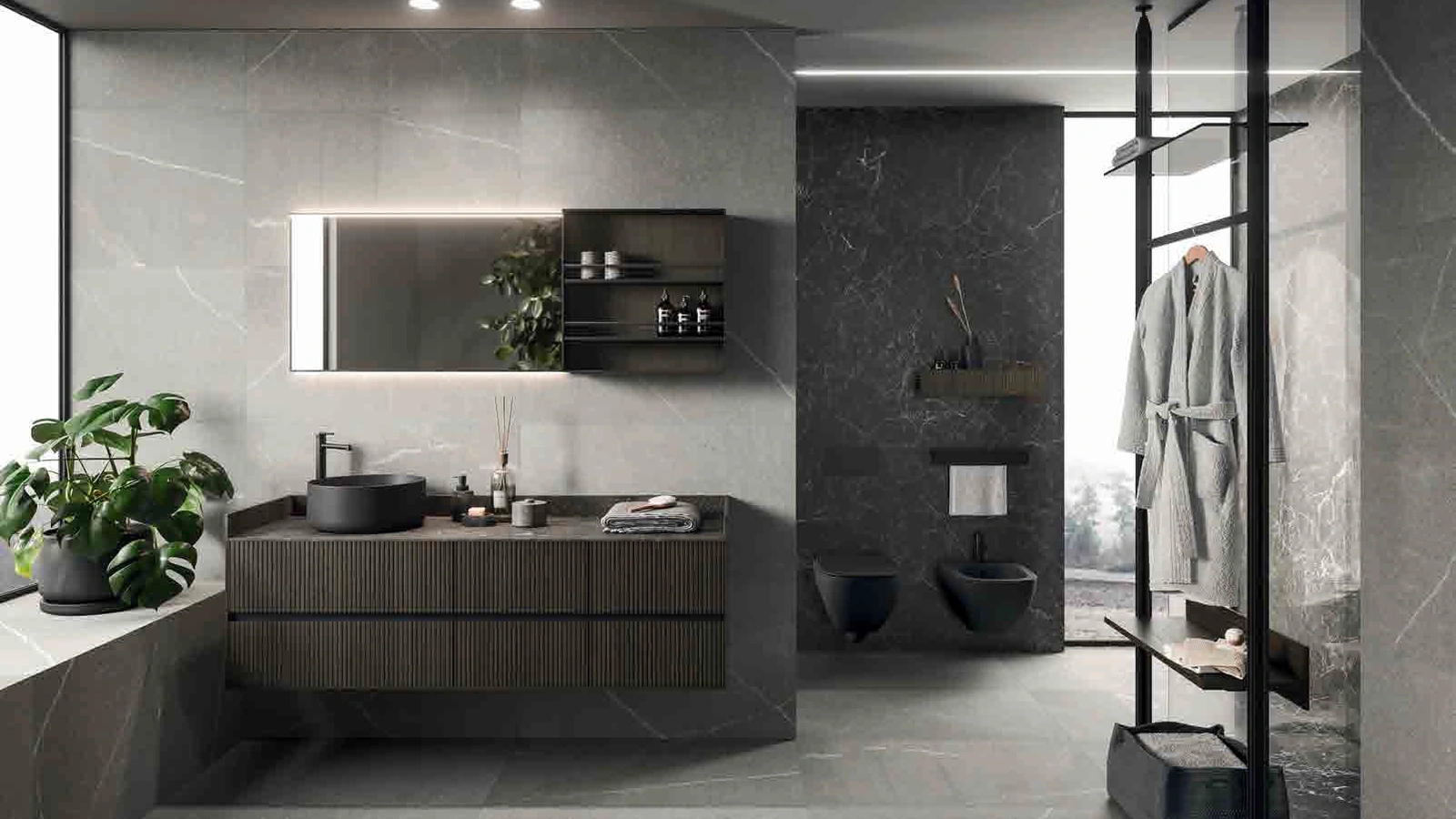 Mobile da Bagno sospeso Modo_Project_Concept_09 di Altamarea