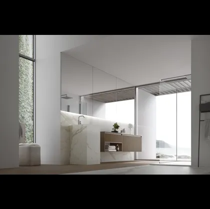 Lavabo monolite Free in marmo di Arcom