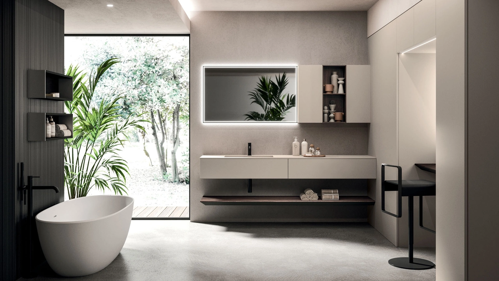 Mobile da Bagno sospeso Lympha 04 di Arrital
