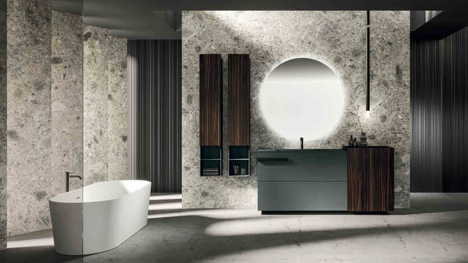 Mobile da Bagno a terra Lympha_Concept_07 di Altamarea