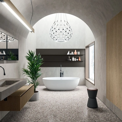 Mobile da Bagno sospeso Modo Project 05 in Rovere di Arrital