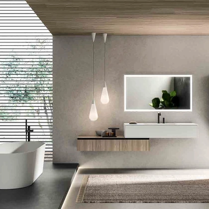 Mobile da Bagno sospeso Modo_Project_Concept_07 di Altamarea
