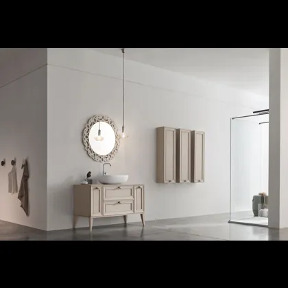 Mobile da Bagno classico Opera 07 in Frassino Nocciola di Arcom