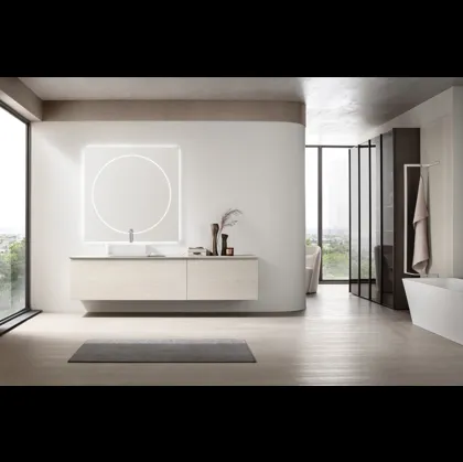 Mobile da Bagno sospeso Soul 21 in rovere di Arcom