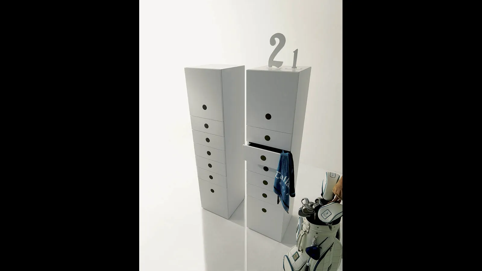 Cassettiera Settimanale in laccato opaco Feel di Fimar