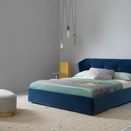 Letto con testiera New York Box di Saba