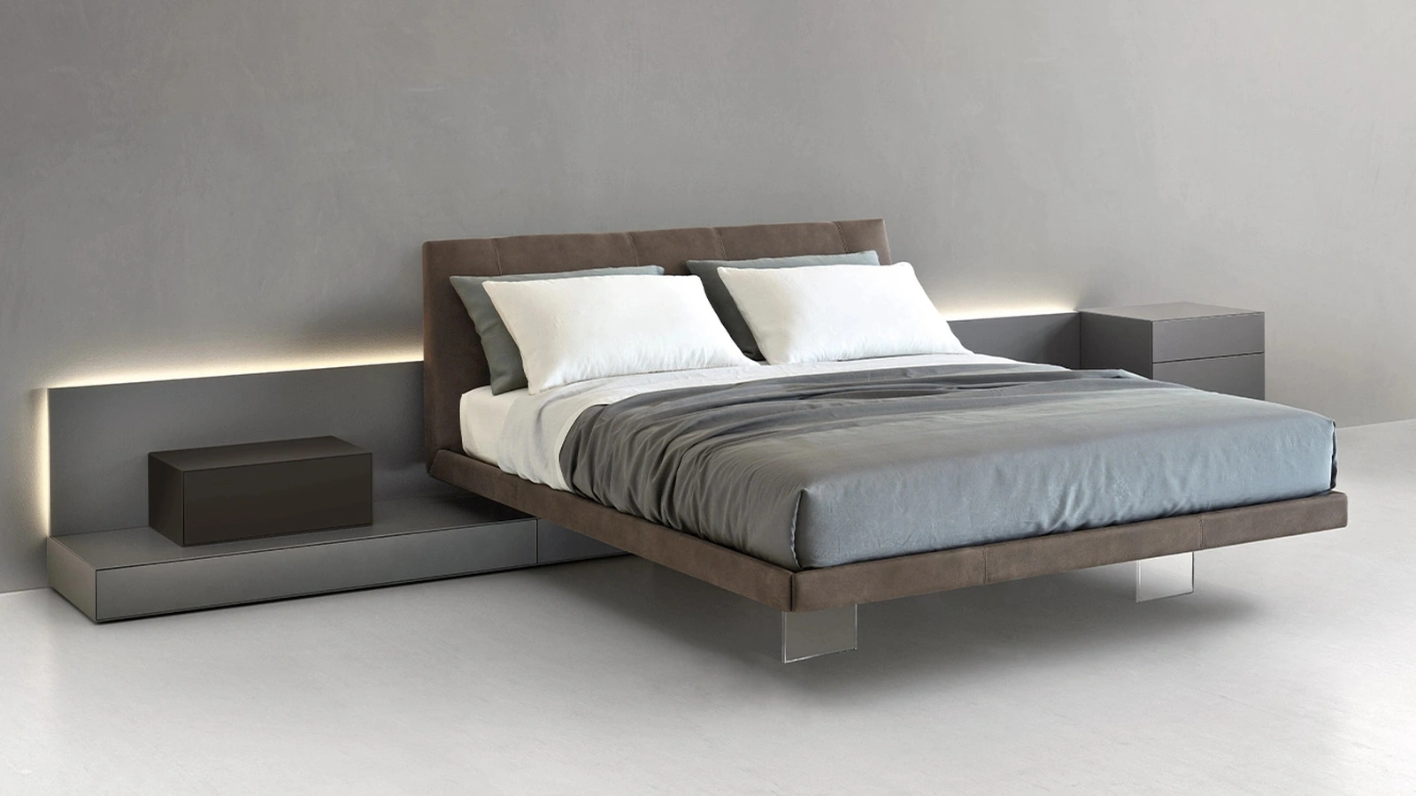 Letto con testiera Diletto di Sangiacomo