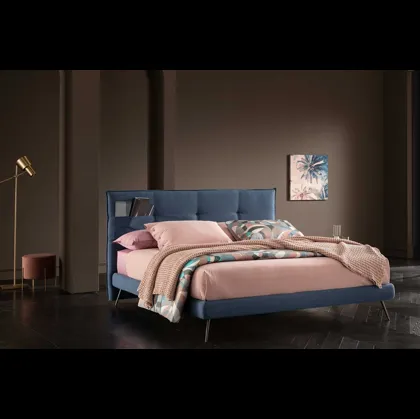 Letto in tessuto con testiera trapuntata Soul Pocket di Altrenotti