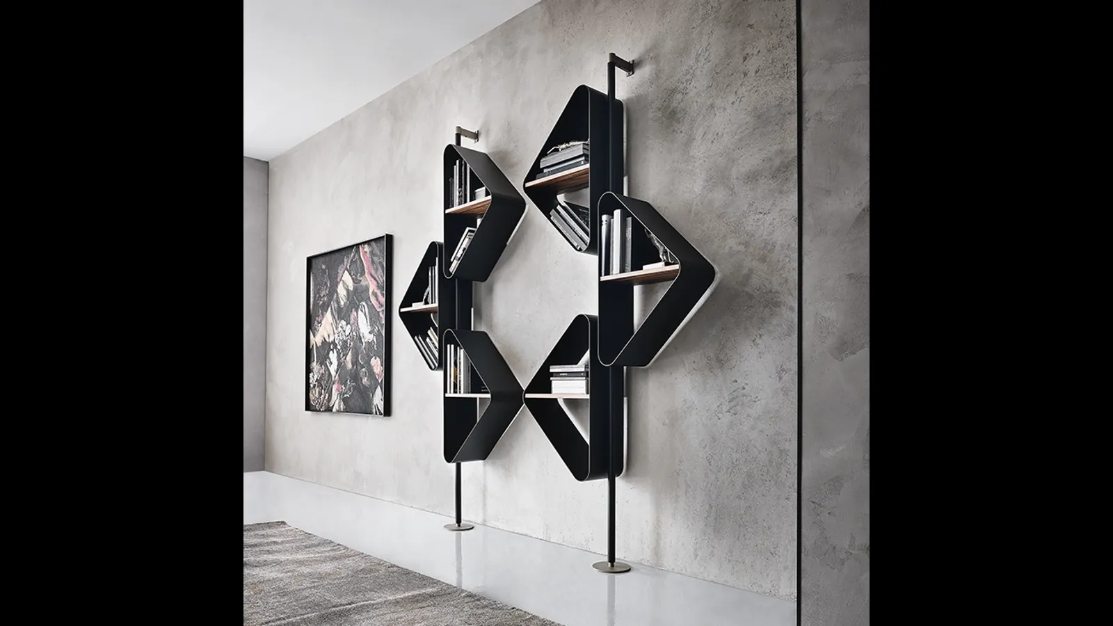 Libreria a muro di design Spinnaker di Cattelan Italia