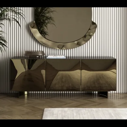 Madia Eden in specchio bronzo di Bontempi