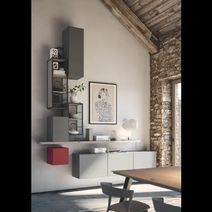 Mobile ingresso Rebel CF 159 in laccato opaco di Fimar