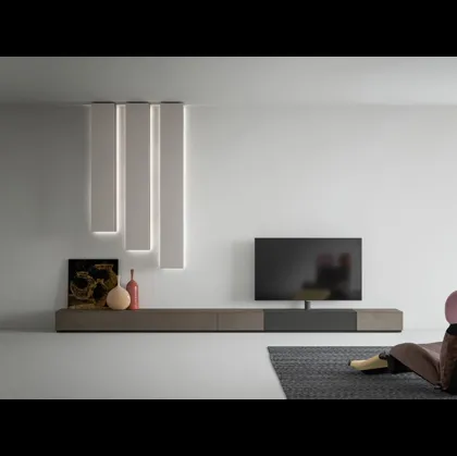 Mobile Porta Tv con Pilastri da soffitto di Caccaro