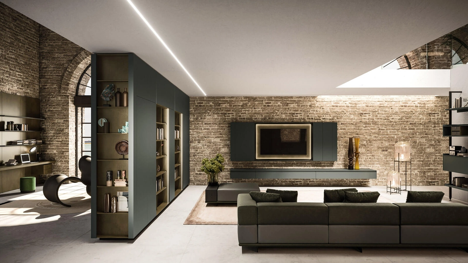 Parete Attrezzata Feeling Home 05 di Arrital