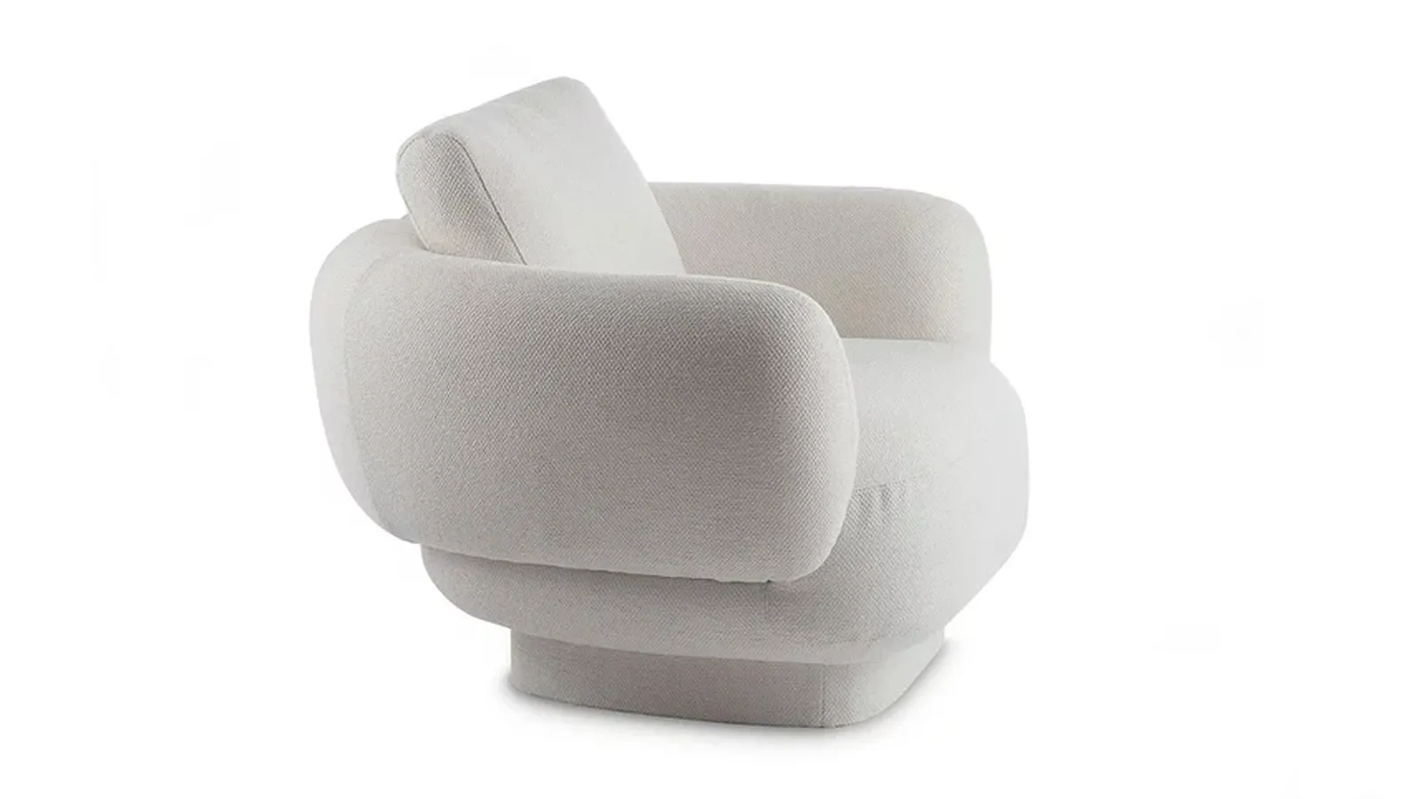 Poltrone Anam in tessuto imbottito di Saba