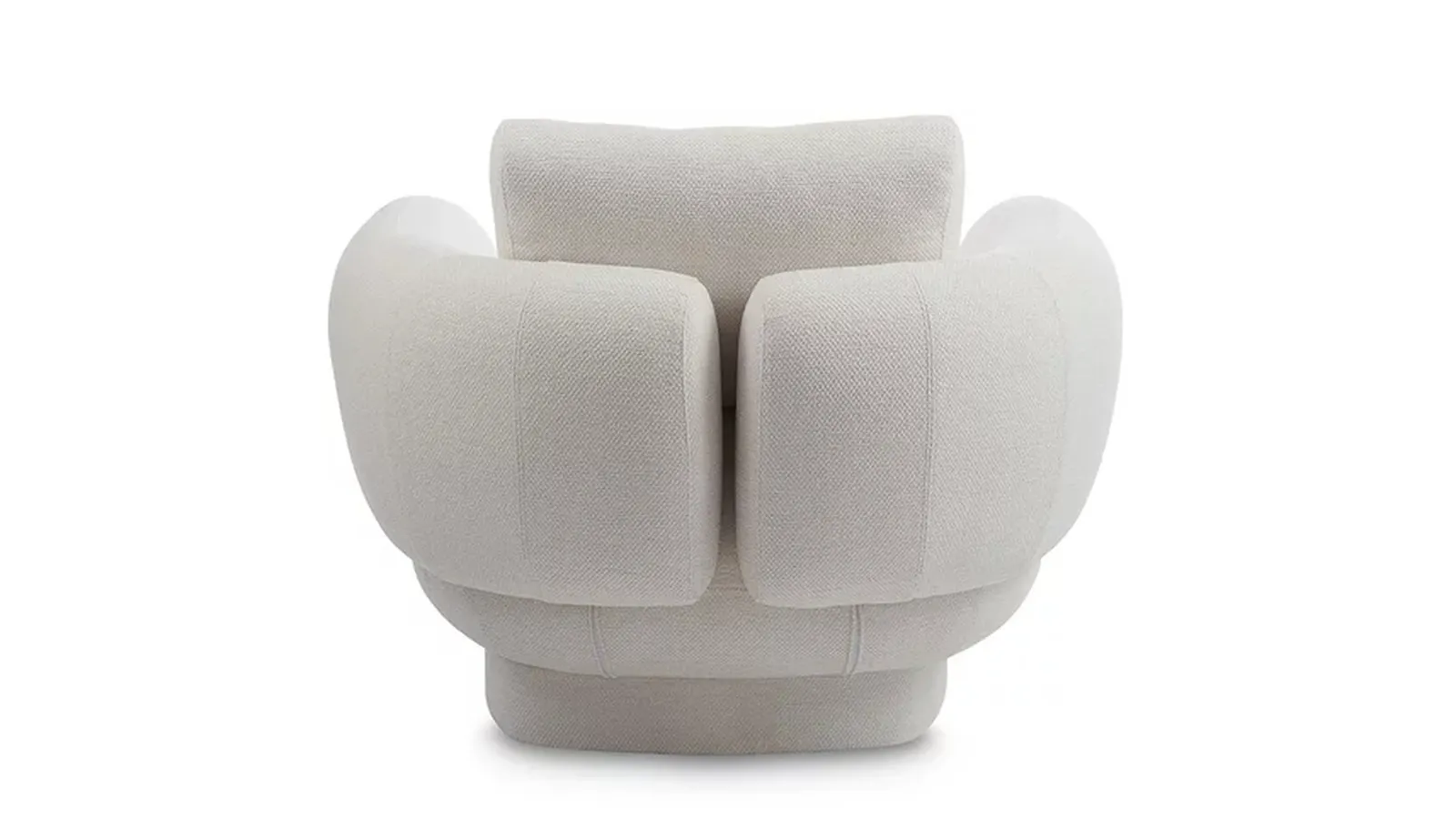 Poltrone Anam in tessuto imbottito di Saba