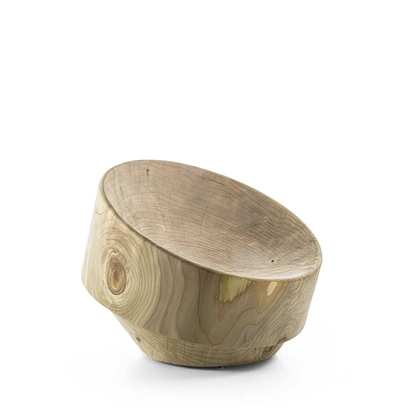 Poltroncina in legno massello di Cedro profumato Palio di Riva1920