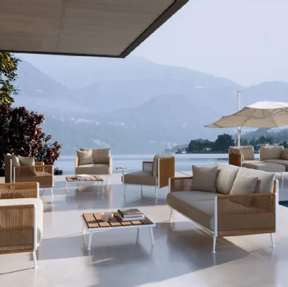 Salotto outdoor lineare Lido di Dema