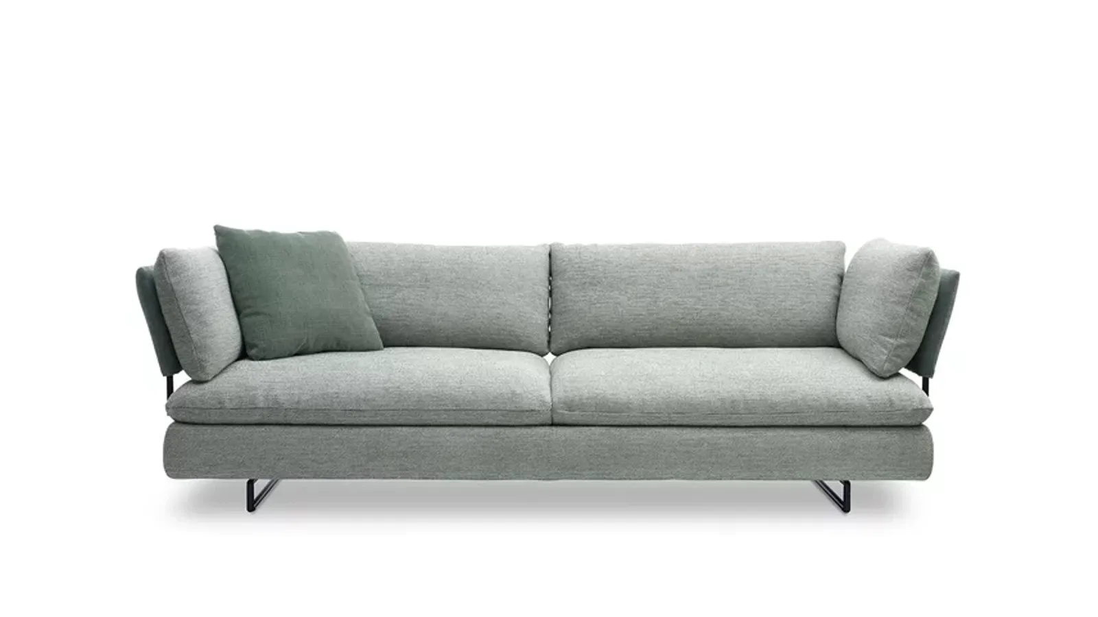 Divano lineare Limes di Saba