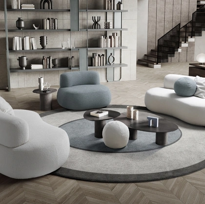 Salotto Numana Armchair&Loveseat di Albani