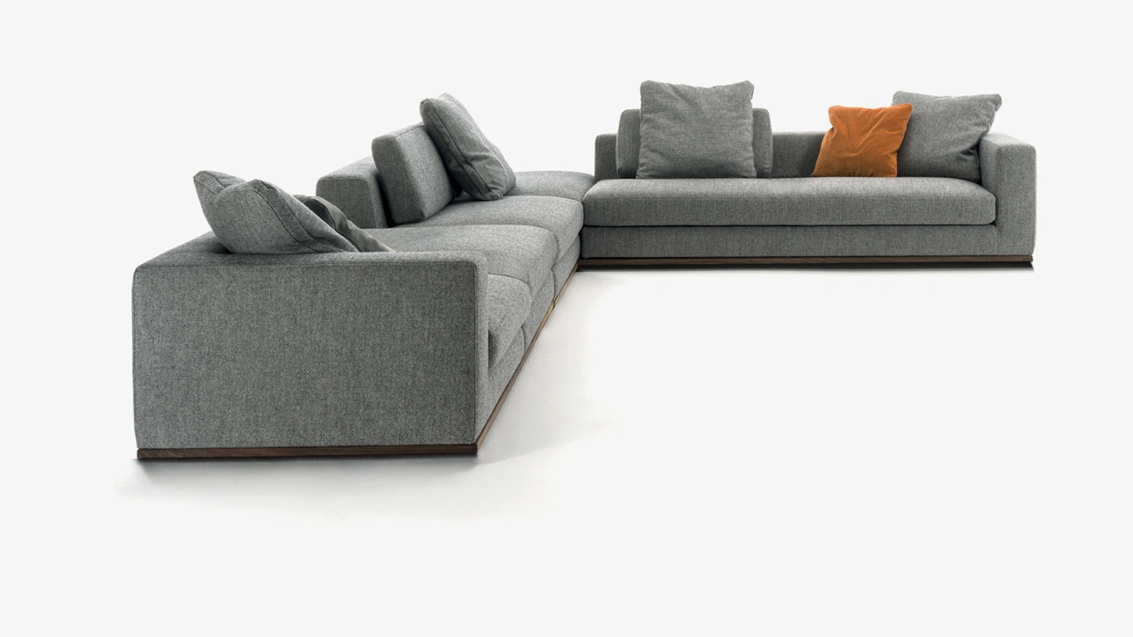 Divano angolare in tessuto Heritage di Riva1920