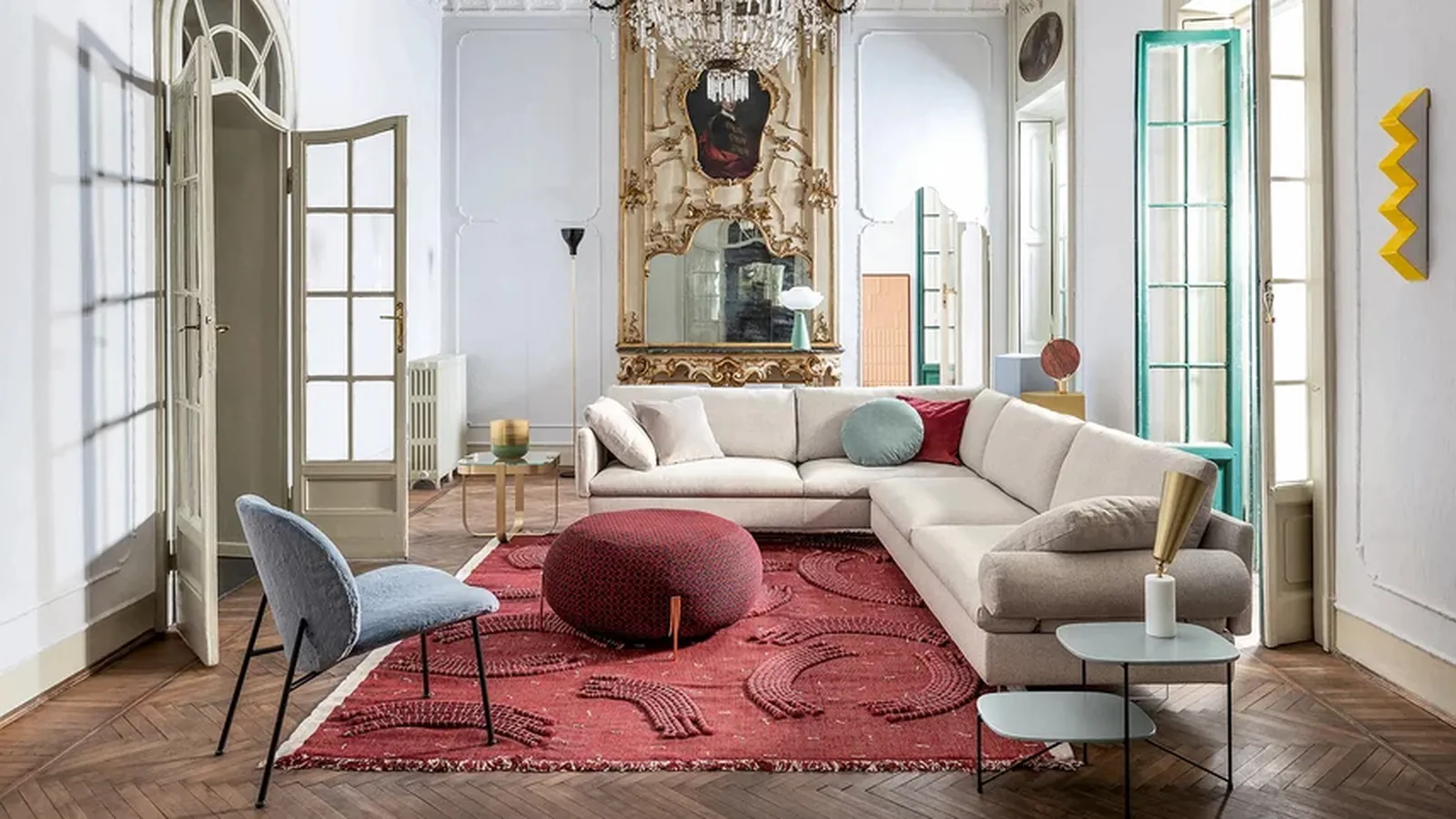 Salotto in tessuto Voyage di Saba