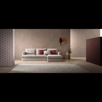 Divano con penisola Glammy di Samoa