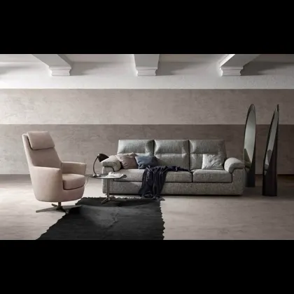 Divano lineare con sedute allungabili Way di Samoa