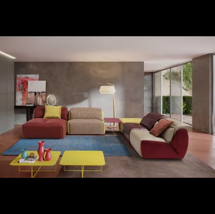 Divano angolare con penisola Selfy di Egoitaliano