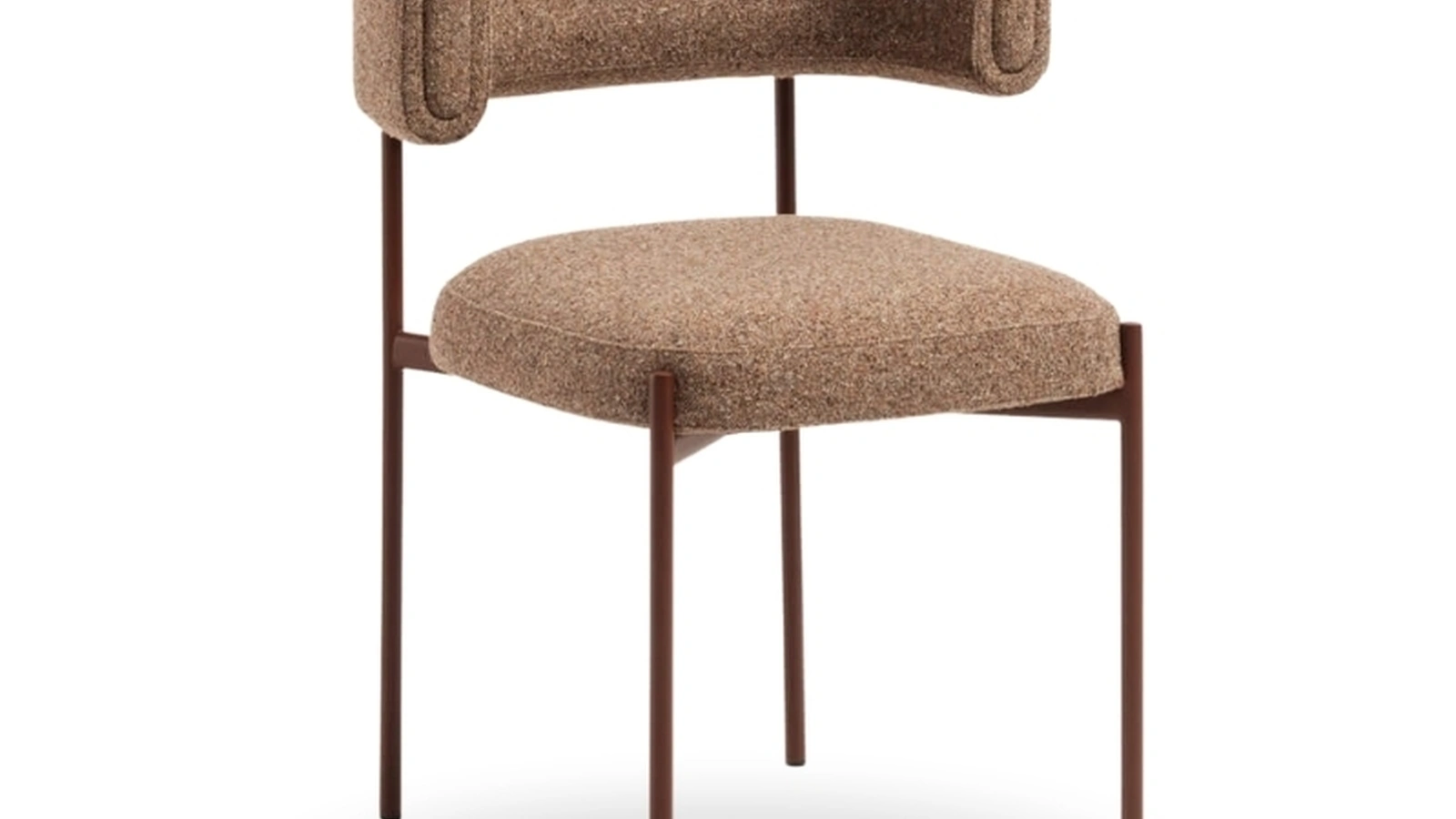 Sedia Amelie in tessuto imbottito di Midj